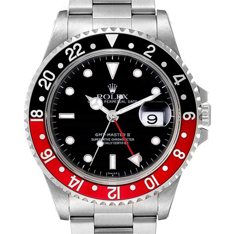 rolex red black